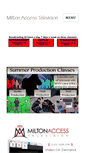 Mobile Screenshot of miltonaccesstv.org